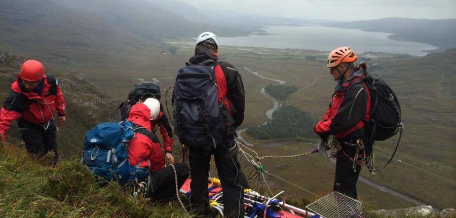 Torridon Mountain Rescue Team stretcher