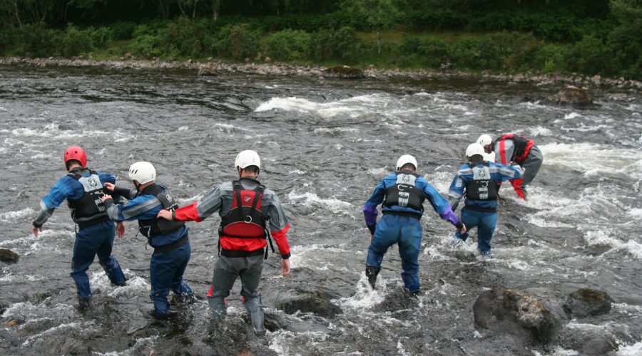 Fast water rescue Torridon MRT