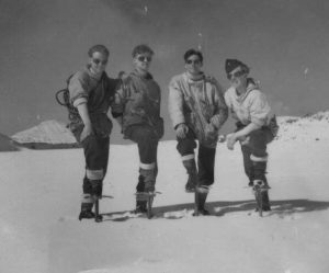 Rescue quartet on frozen lochan